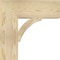 Ekena Millwork Thorton Block Rough Sawn Bracket, Douglas Fir, 6"W x 20"D x 20"H BKT06X20X20THR05RDF - alternate 3